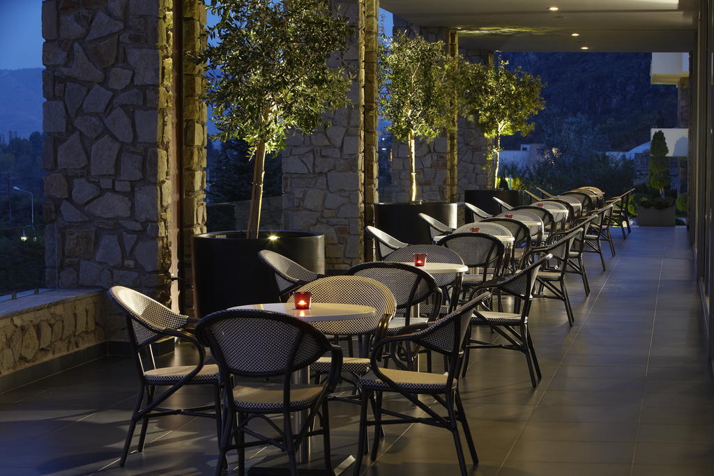 Limneon Resort & Spa Castória Exterior foto The Terrace
